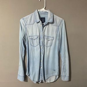 Blue Boyfriend Shirt